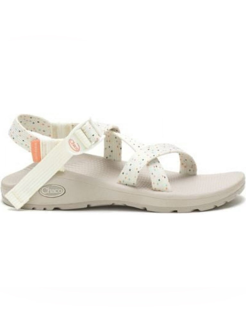 Chaco Women's Z/1 Adjustable Strap Classic Sandal in Confetti Cream Size 9
